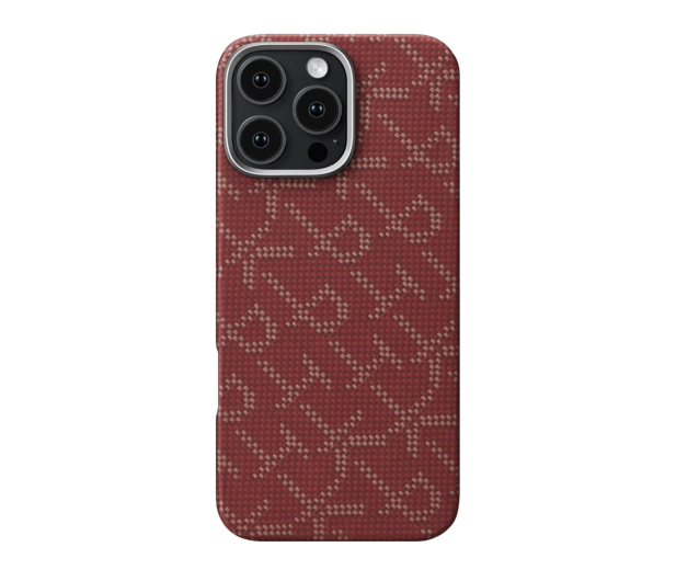 PITAKA Tactile Woven Case PTK Red/Gold iPhone 16 Pro Max - 1369531 - zdjęcie